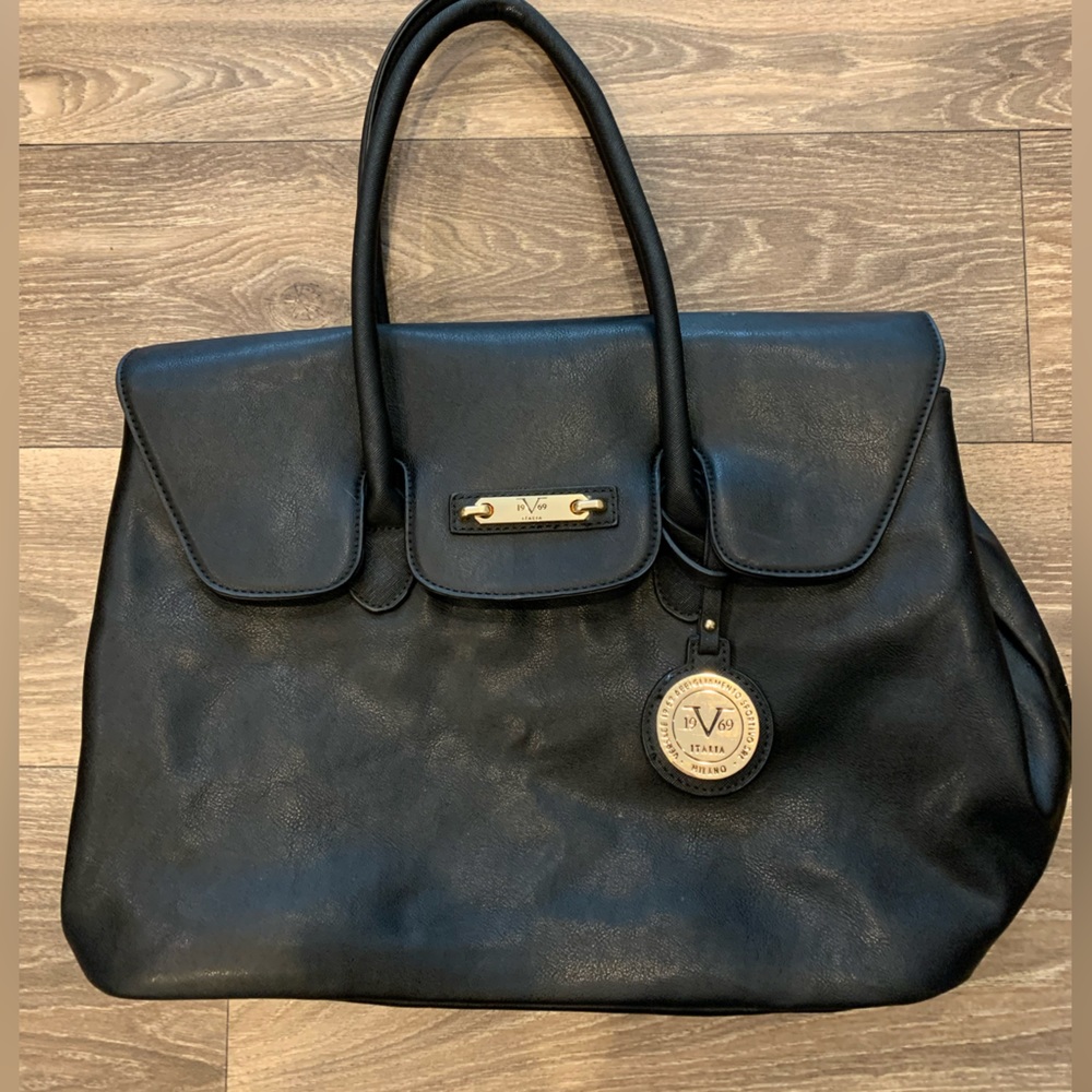 Versace 1969 Abbigliomenti  tote bag. Computer bag. Zipper top.